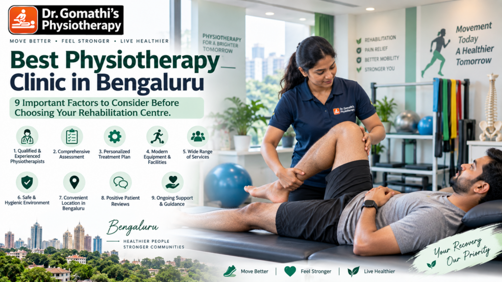 Best Physiotherapy Clinic in Bengaluru